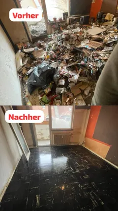 Vorher-Nachher: Messie-Wohnung – echtes Projekt
