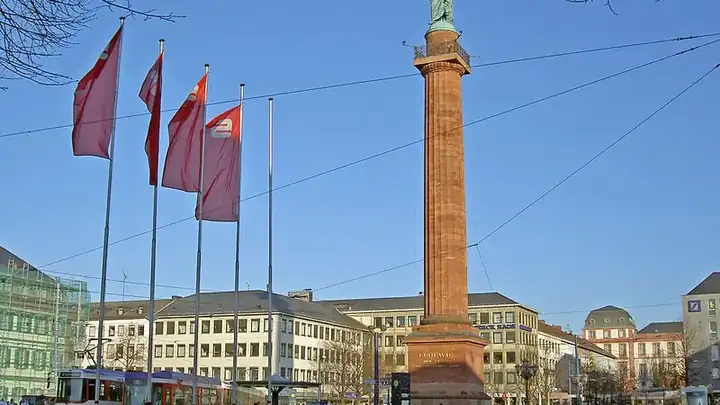 Ansicht von Darmstadt