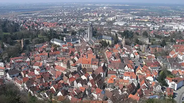 Ansicht von Weinheim